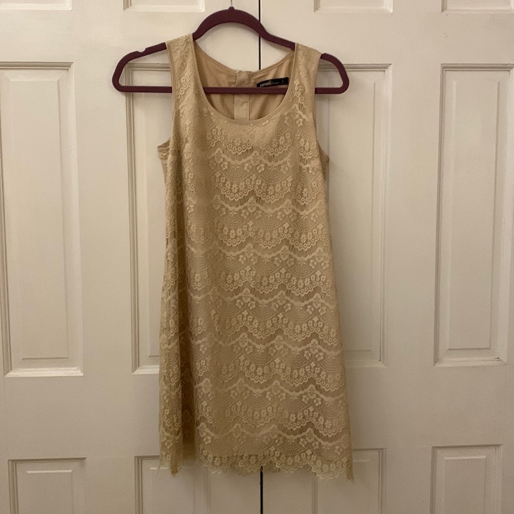 Kensie Lace Scalloped Dress Size 2